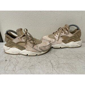 Nike Air Huarache Run Women’s Size 8 Linen Sail 683818-201 Sneakers Shoes